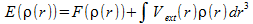 Energy functional