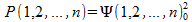 Probability of finding an electron on a point in space